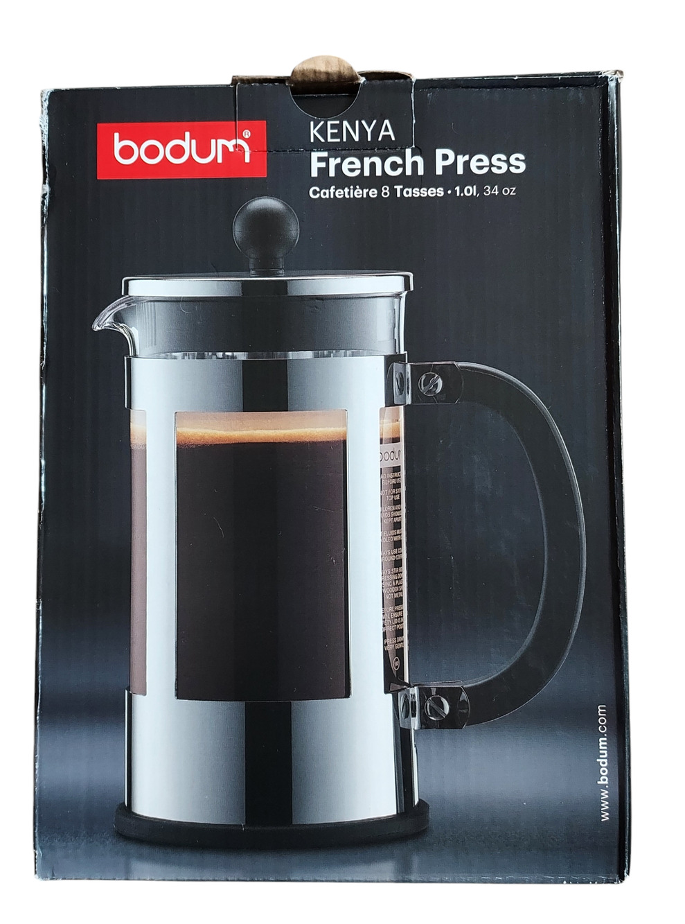 NIB New Bodum Kenya 8 Cup Kitchen French Press Coffee Maker 34 Fl Oz